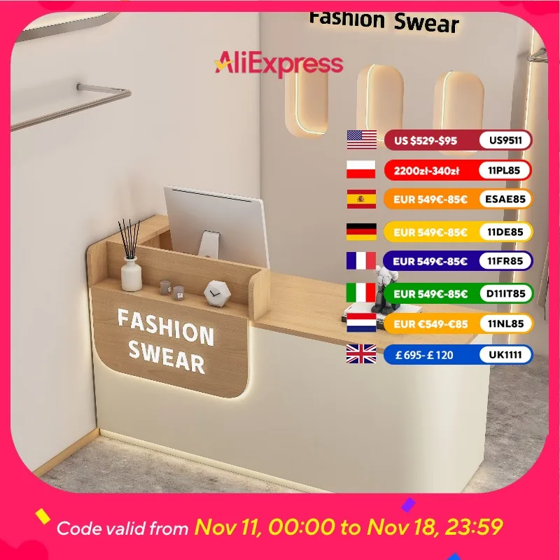 

Hotels Beauty Reception Desks Counter Display Office Computer Reception Desks Modern Luxury Biurko Do Recepcji Furniture