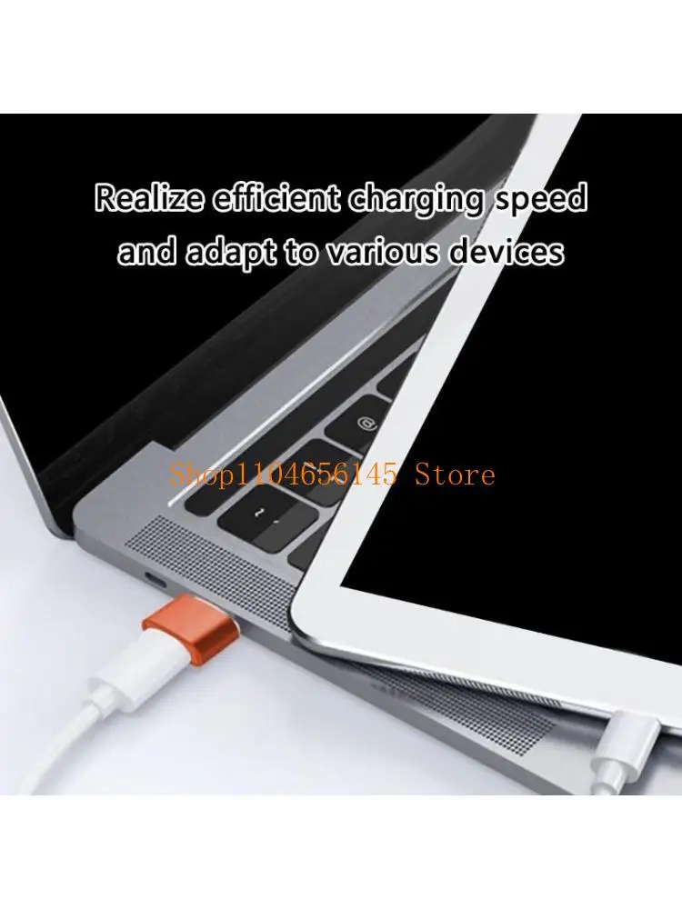 652F Universal Type C To USB Male Converters 6 a Fast Charging Durability Metal Construction Data Transfer Compactly Travel