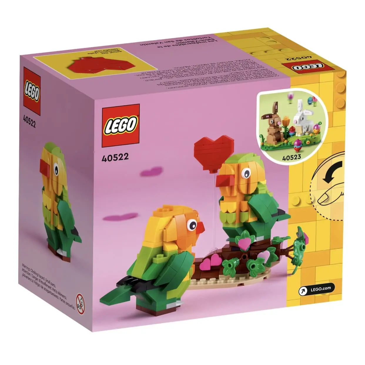 LEGO & Valentine Lovebirds Children Building Blocks Toys for Children\'s Kids Birthday Christmas New Year Gift 40522 (298 Pieces)