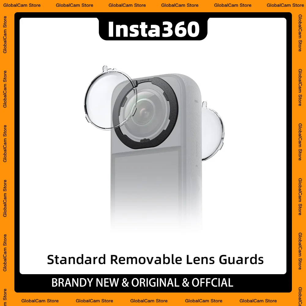 Insta360 X3 Standard Removable Lens Guards - Sport Action Camera Accessory