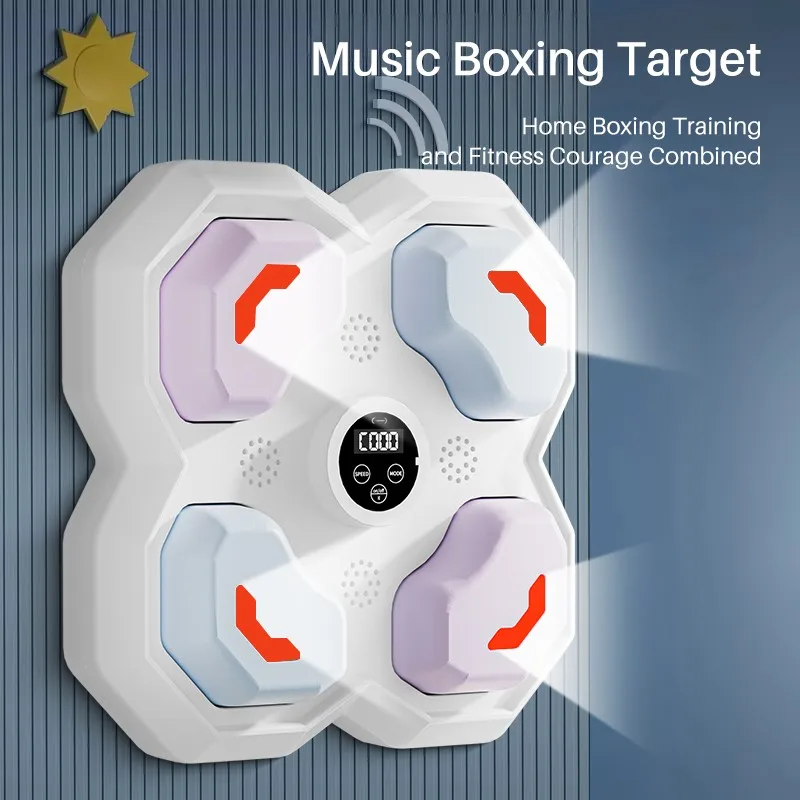 Cible de boxe itude Bluetooth intelligente pour adultes et enfants, machine d'entraînement, mur