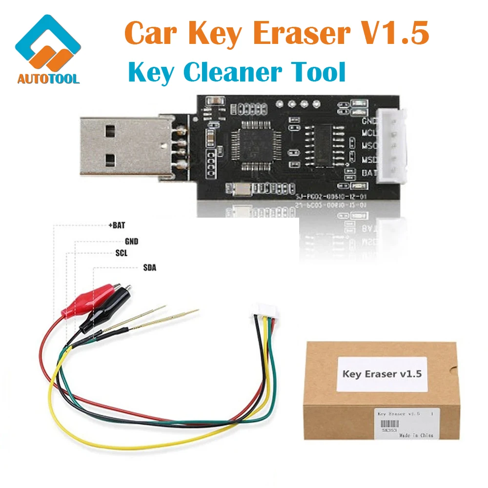 Car Key Eraser V1.5 Key Cleaner Tool Unlock Remote Diagnostic Tool Erase Memory Prepare Reuse PCF7941 PCF7945 PCF7952 PCF7953