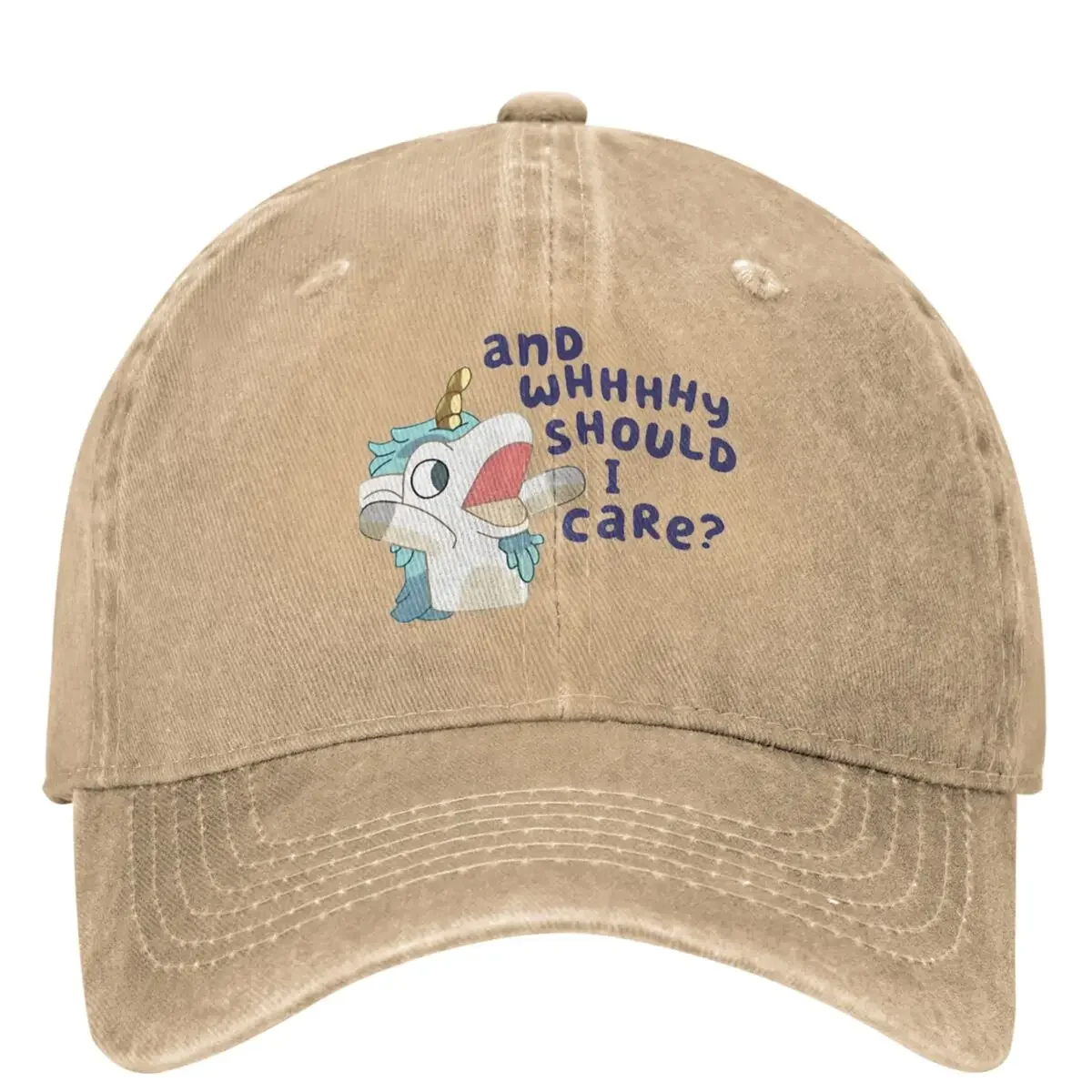 Unicorse Baseball Cap For Unisex Men Blueys Cartoon Casual Trucker Hat y2k Funny Sun protection Running Hippie Baseball Caps