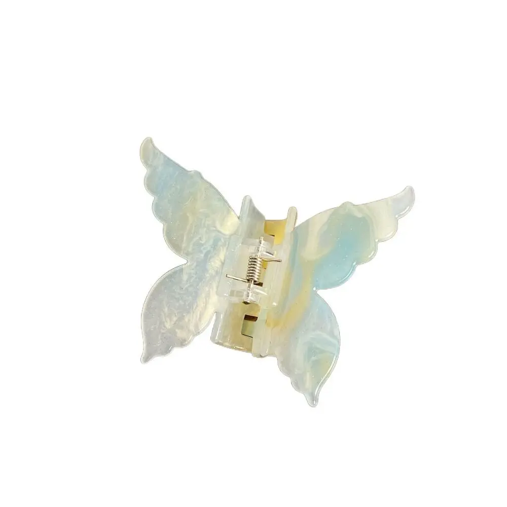 

Color Changing Acetate Butterfly Hair Claw Colorful Gradient Color Butterfly Hair Clip Headdress Korean Style Large Shark Clip