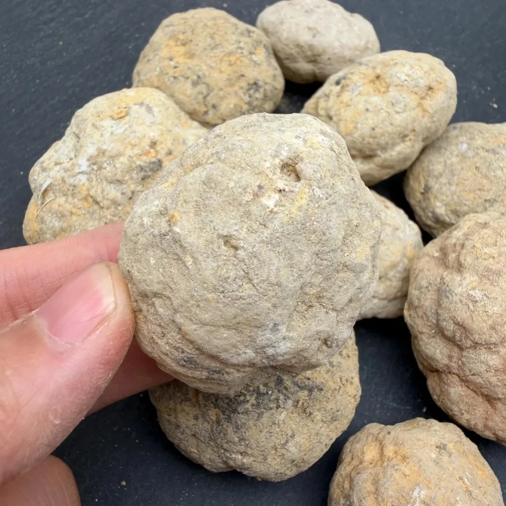 Natural Unopened Quartz Geode Rough Round Crystal Egg Raw Mineral Specimen Reiki Healing Stone Home Collection Decor