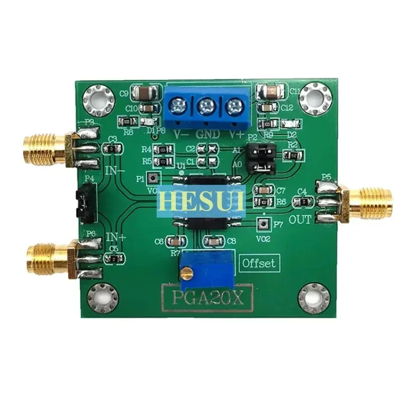 

PGA205 module CNC gain amplifier bias adjustable low offset