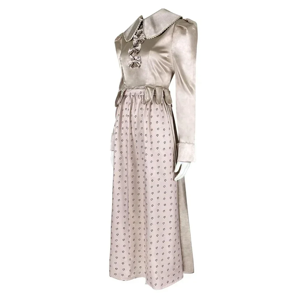 ﻿   Film Wed Goody Adams Cosplay Kostüm Vintage Kleid Outfits Halloween Karneval Kostüm Anzug Für Frauen Mädchen Rollenspiel