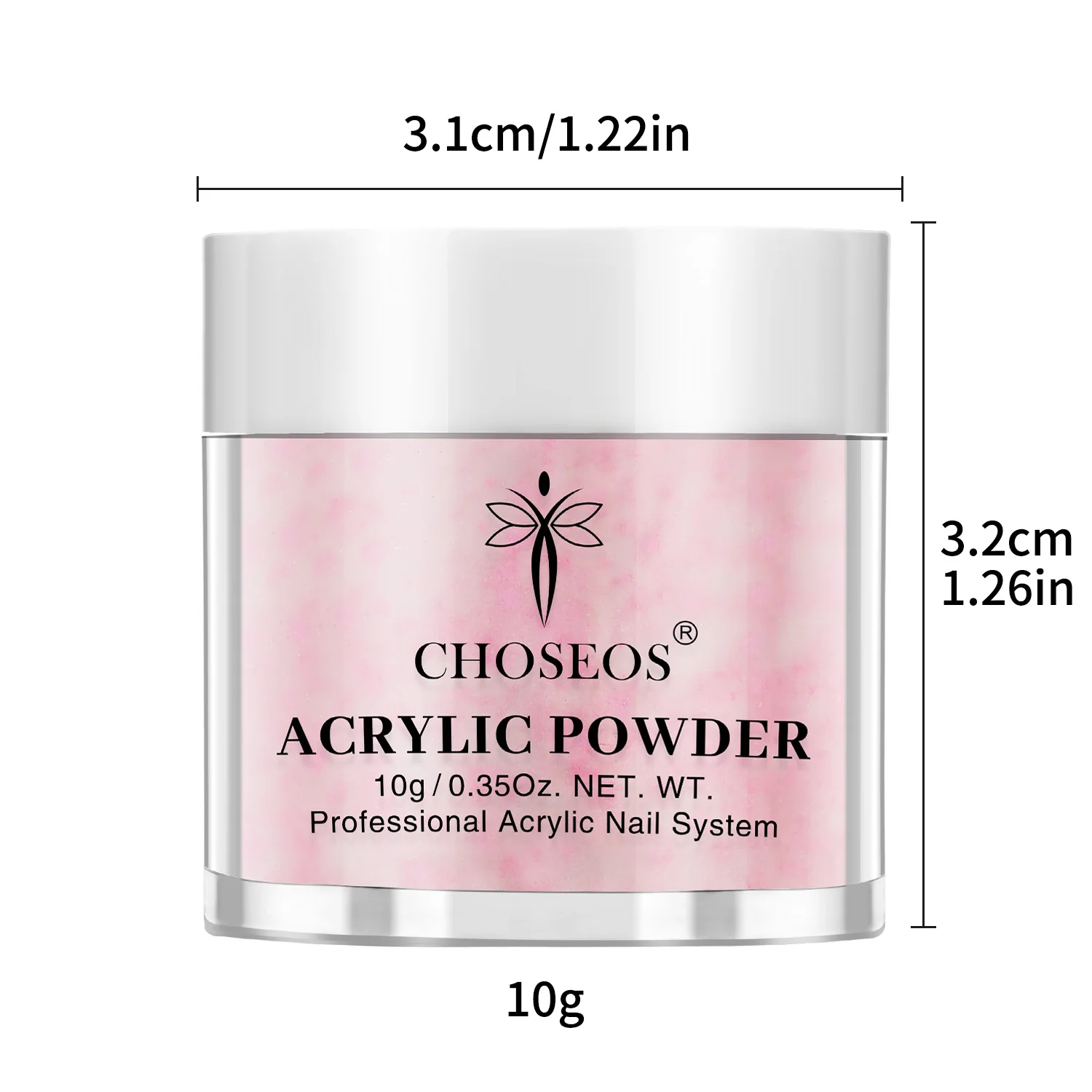 مجموعة مسحوق أظافر أكريليك مكونة من 20 لونًا، مسحوق أكريليك ملون لهدايا وصلات الأظافر المنزلية وصالونات الأظافر لا حاجة إلى مصباح الأظافر