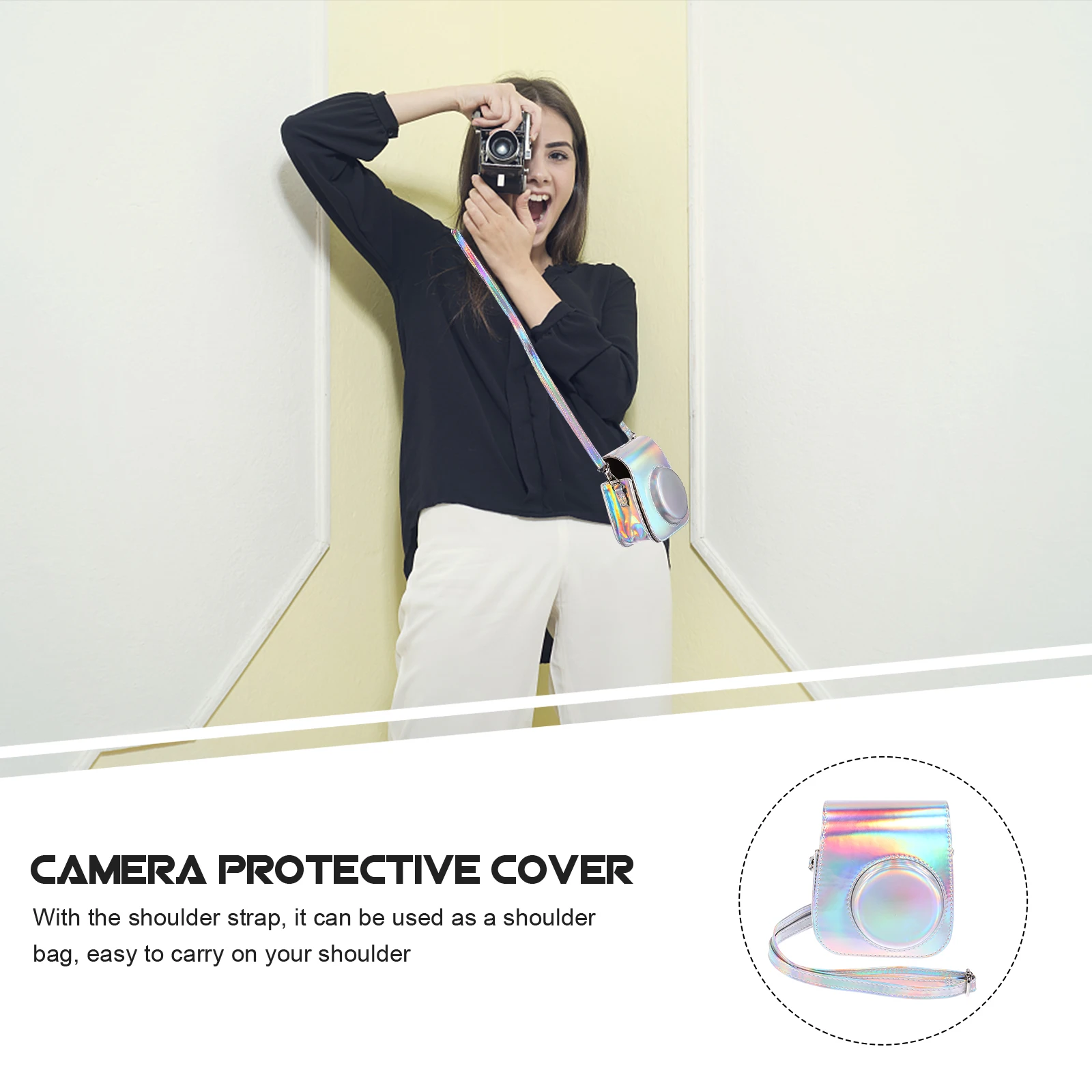 

Чехол для камеры, цифровая сумка из искусственной кожи для Instant Mini 11, Protector 9. Miss Carrying
