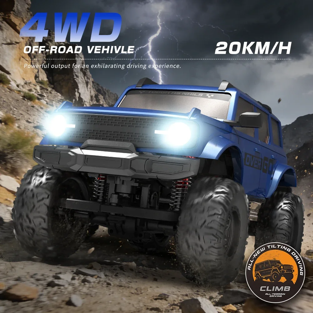 NEW E201 E202 1:20 RC Car Full-scale 4wd 20km/h High-speed with Light Tough Wild Climbing Off-road Vehicle Toys Boy Rc Cars Gift