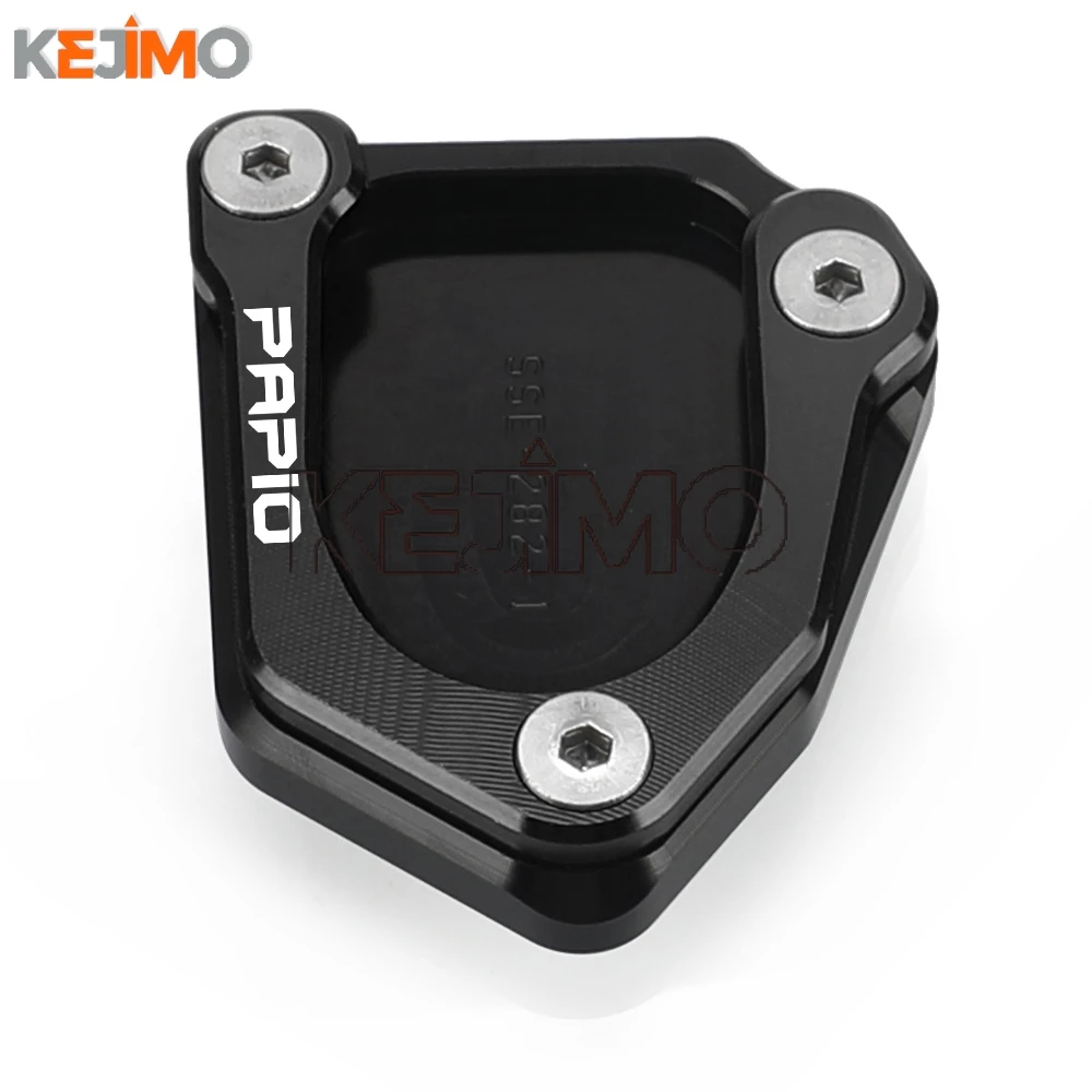 Motorcycle FOR CFMOTO CF MOTO XO PAPIO XO 125 XO-1 XO-2 Papio 125 CNC Foot Side Stand Extension Pad Support Plate Enlarge Stand 4