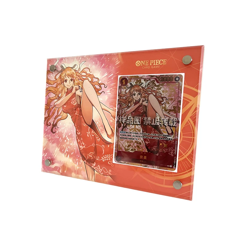 One Piece Acrylic card bricks Nami Reilly Hancock Perona Luffy Sabo Collect Christmas birthday gifts Sanji Dragon Ball Son Goku