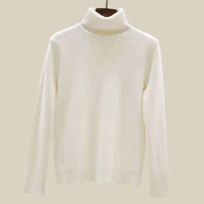 

Свитер с высоким воротником, трикотажная рубашка, осенне-зимняя интегрированная облегающая флисовая подкладка, утолщенная модная подходящая нижнее белье