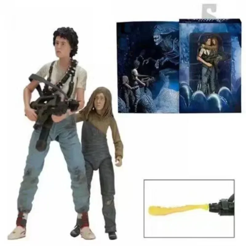 NECA ALIEN 2 LT Ellen Ripley Newt Giger Xenomorph Facehugger Aliens Predator Action Figure Collection Model ToyS Birthday Gifts