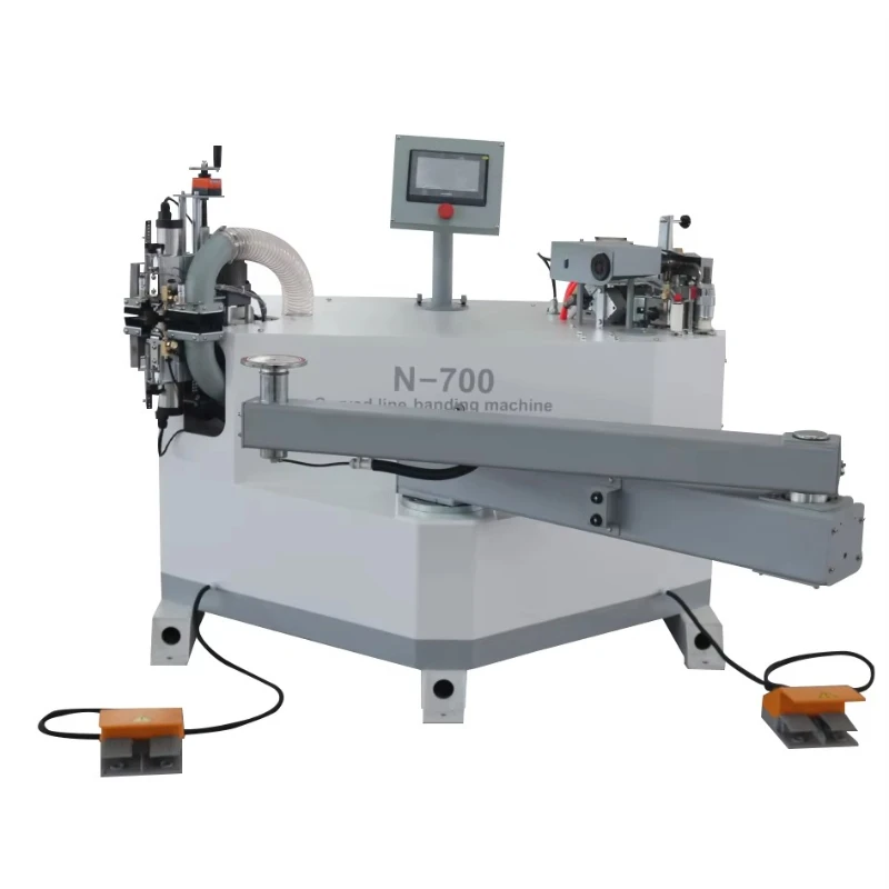 Machine à plaquer les chants linéaire courbe automatique de haute qualité N-700