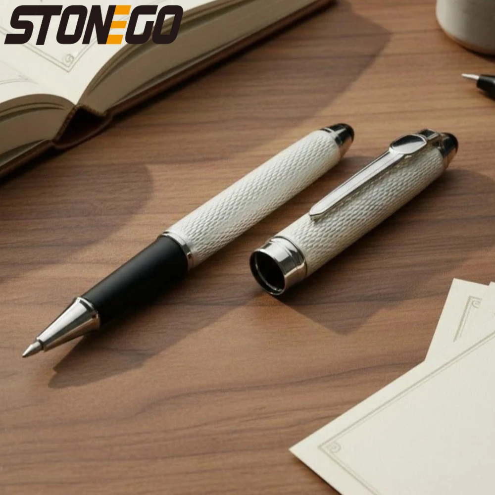

Classic Luxury Rollerball Pens Stainless Steel Roller Ball Pen for Office Business School Executive Men Women