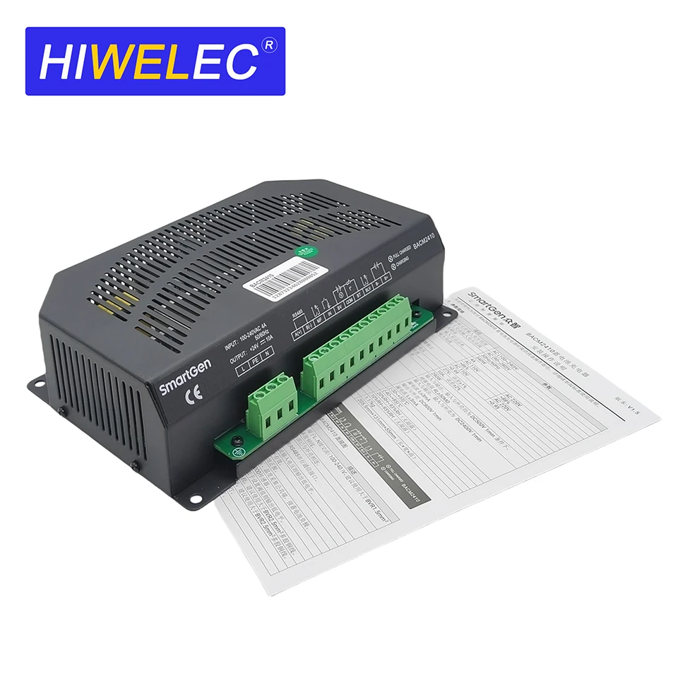 SmartGen BACM2410 Battery Charger 24V 10A for Diesel Generator