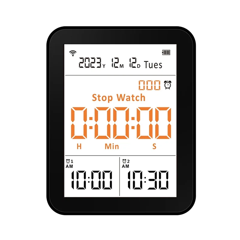 

AS94-13 In 1 Tuya WIFI Air Quality Monitor CO2/TVOC/HCHO/PM2.5/PM1.0/PM10/Temperature/Humidity/Time/Date/Alarm/Timer-Black Durab