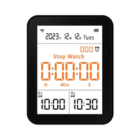AS94-13 In 1 Tuya WIFI Air Quality Monitor CO2/TVOC/HCHO/PM2.5/PM1.0/PM10/Temperature/Humidity/Time/Date/Alarm/Timer-Black Durab