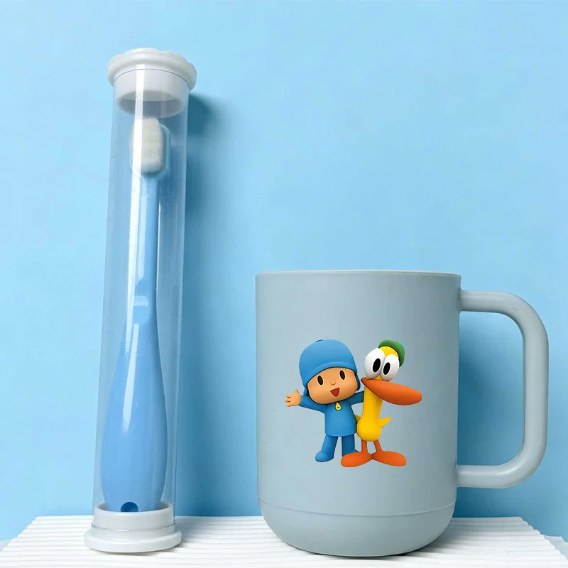 

POCOYOES Toothbrush Bathroom Cup Girl Wash Brush Cup Mouthwash Cup Toothbrush Glass Mugs Nordic Travel Set Home Birthday Gift