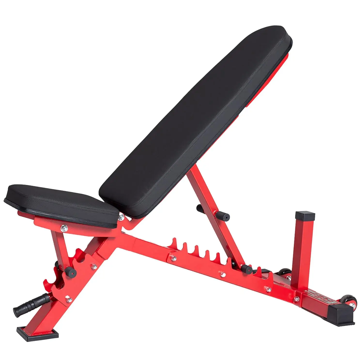 Adjustable Weight Bench  Home Gym Equipment  Foldable Workout Platform Flat Incline Decline FID Design Compact, Custom