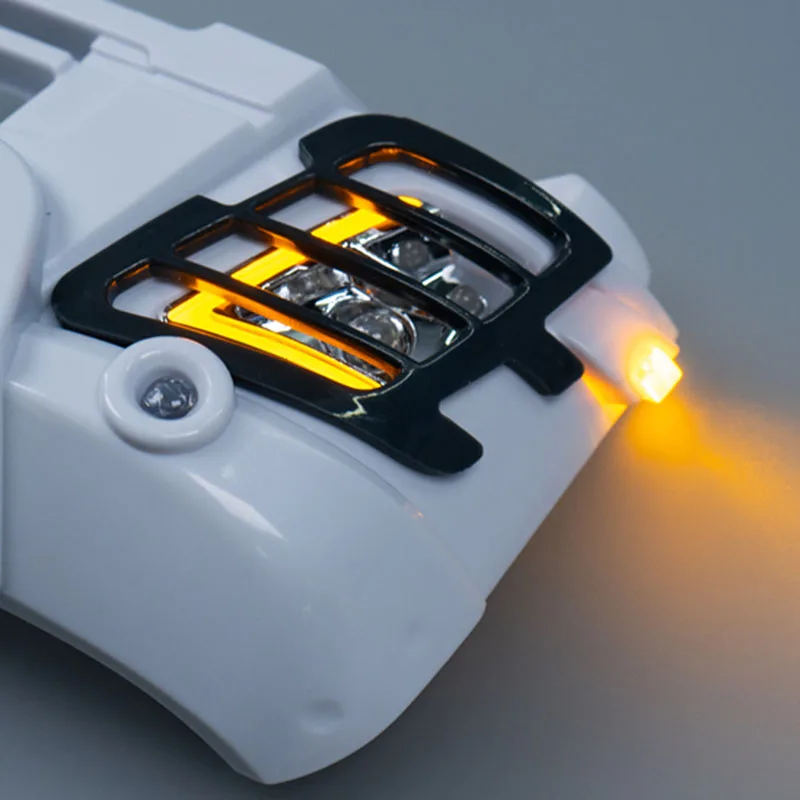 LED محاكاة المصباح الأمامي ل 1/14 Tamiya RC شاحنة قلابة فولفو FMX JDMODEL DIY