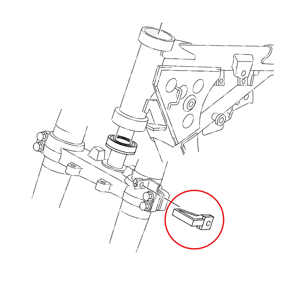 for Yamaha YZ250F YZ 125 250 80 85 WR250F WR400F WR450F WR426F TTR125 TTR125L/E/LE Brake Line Hose Clip Cable Clamp Holder