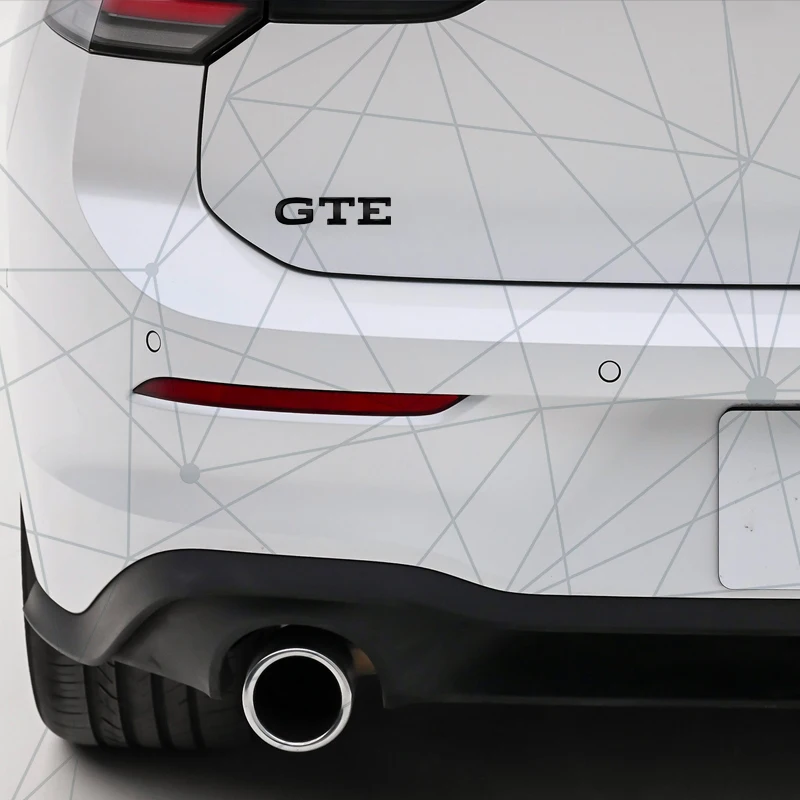 ثلاثية الأبعاد السيارات المعادن GTD GTE شارة سيارة الخلفي الجذع شعار ملصق شعار ديكور ل جيتا باسات جولف تيجوان شيروكو بيتل الجسم التصميم