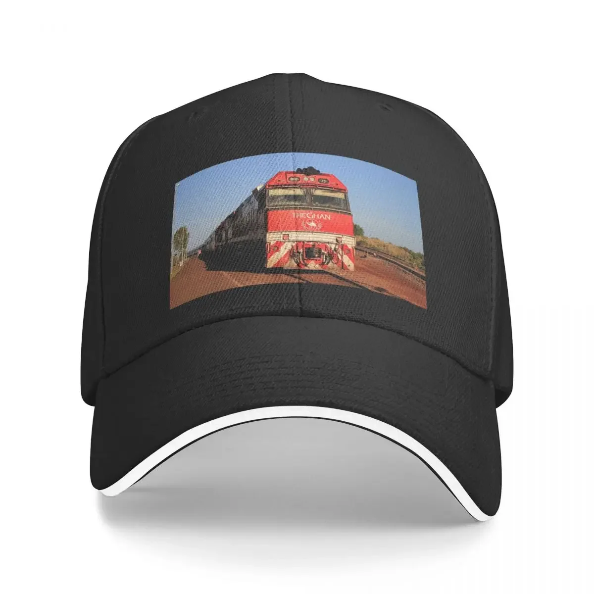 

The Ghan train locomotive, Darwin Baseball Cap Sun Hat For Children Cosplay Hats For Men Women's