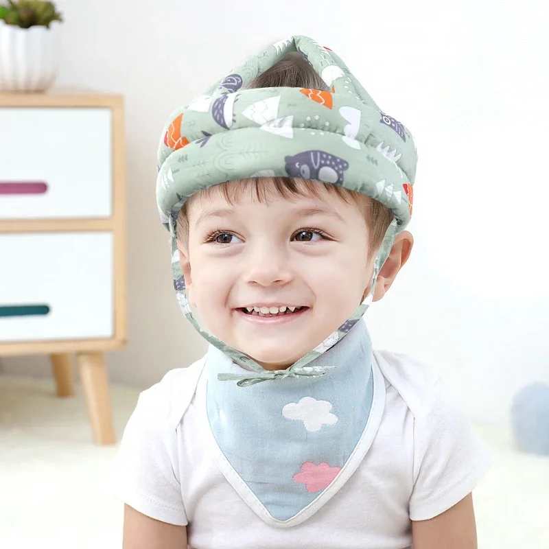 Baby Toddler Cap Helmet Head Protection Hat Anti-fall Pad Children Learn To Walk Crash Cap Adjustable Protective Headgear