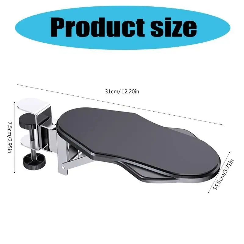 R53C Bracciolo ergonomico per computer Supporto bracciolo per computer per scrivania Bracciolo regolabile