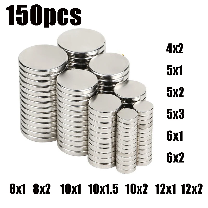 5x2 5x3 6x1 6x2 4x2 5x1 Neodymium Magnet NdFeB Round Super Powerful Strong Magnet Permanent Magnetic Imanes 10x1 10x1.5 10x2