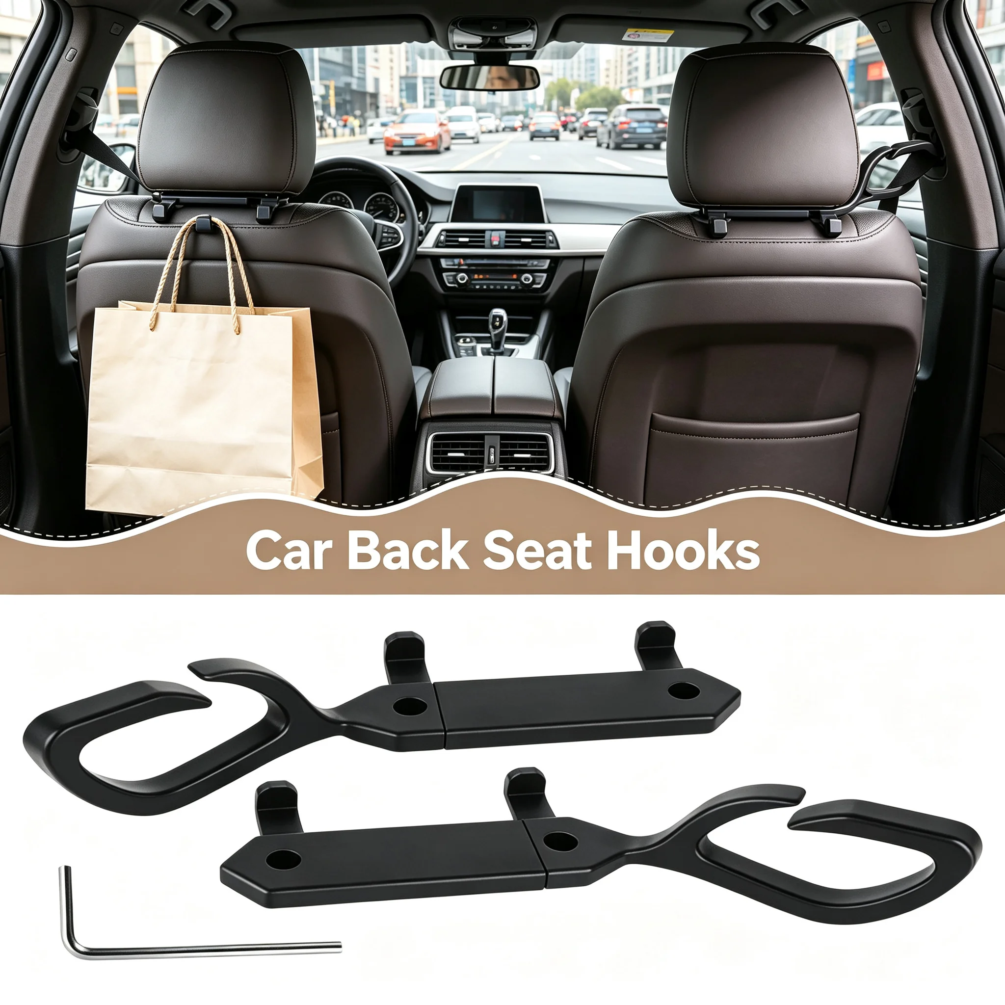 1 Pair Seat Belt Guide Universal Car Seat Hook Car Rear Seat Hook Car Seat Belt Length Adjustment Manager Seat Belt Hook