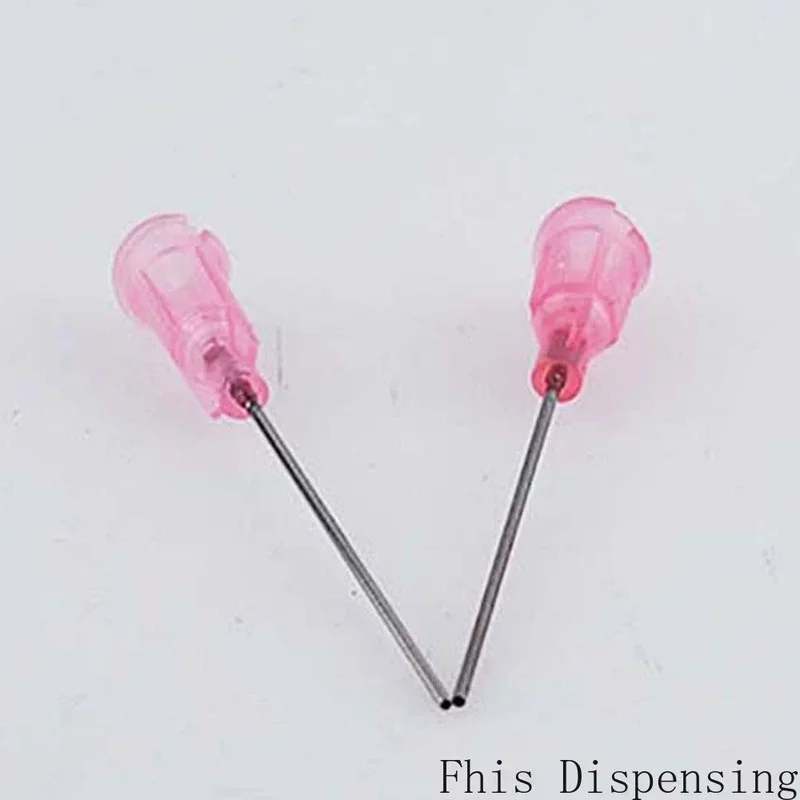 100PCS Precision Dispensing Needles 20G Blunt Tips 1.5 Inch S.S PP Luer Lock Hub ISO Standard