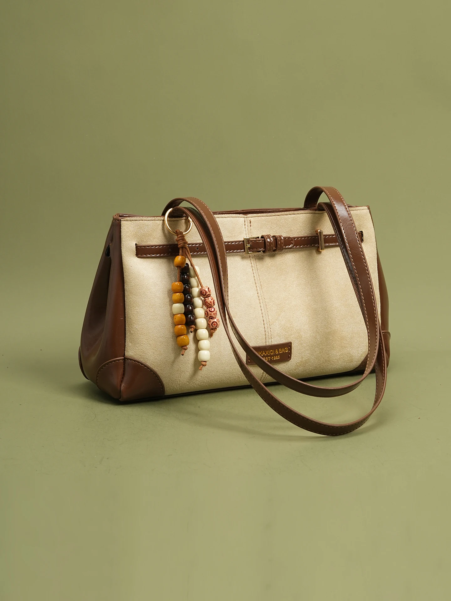 

Autumn Winter New Large Capaci Casual Retro Women's Tote Bag Underarm Work Commuting baguette bag Zipper Closure Handbag