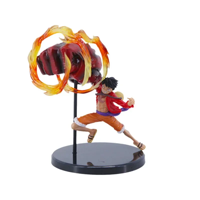 4pcs/set Anime One Piece Figures 4 Sun God Nika Model Big Fist Gear 4 Luffy Car Decoration Model Figurines Toys Gifts Ornament - view 2