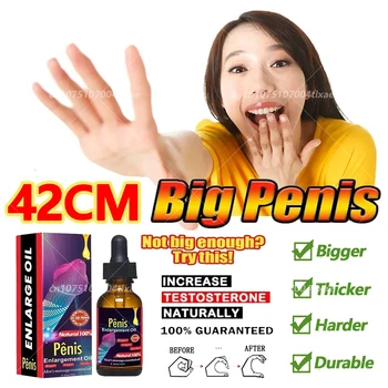 Aceite para agrandar el pene, aumento del crecimiento del pene, agrandar el Miembro grande para hombres, retardante de la erección mejorada, aceite para pene grande