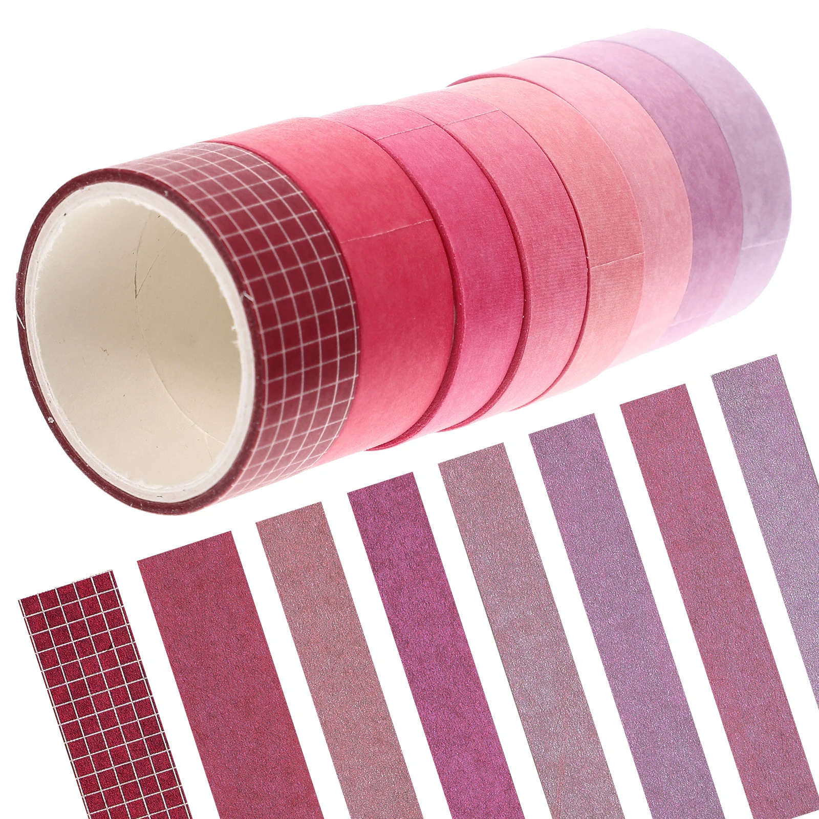 

8 Rolls Simple Style Washi Tape DIY Scrapbook Decorative Adhesive Paper Tapes Washi Tape Gift Wrapping Tapes Album DIY Sticker