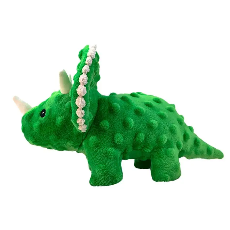 Dog Squeaky Toys Dogs Chew Toy Cute Dinosaur Plush Toy Funny Dog Accessories For Puppies Small Dogs Medium Dogs Large Dogs