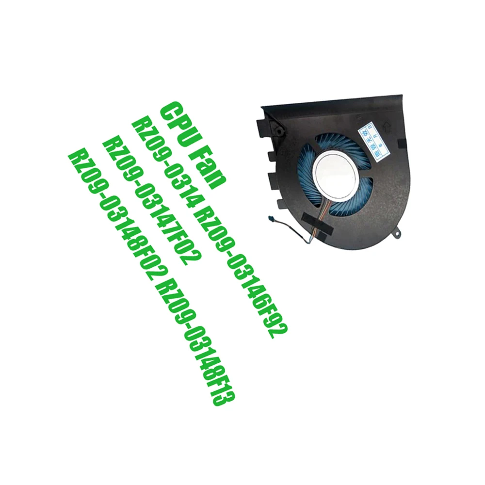 For RAZER For Blade Pro 17 RZ09-03146F92 RZ09-03147F02 RZ09-03148F02 RZ09-03148F13 DC5V 2.25W Replacement Laptop CPU Fan