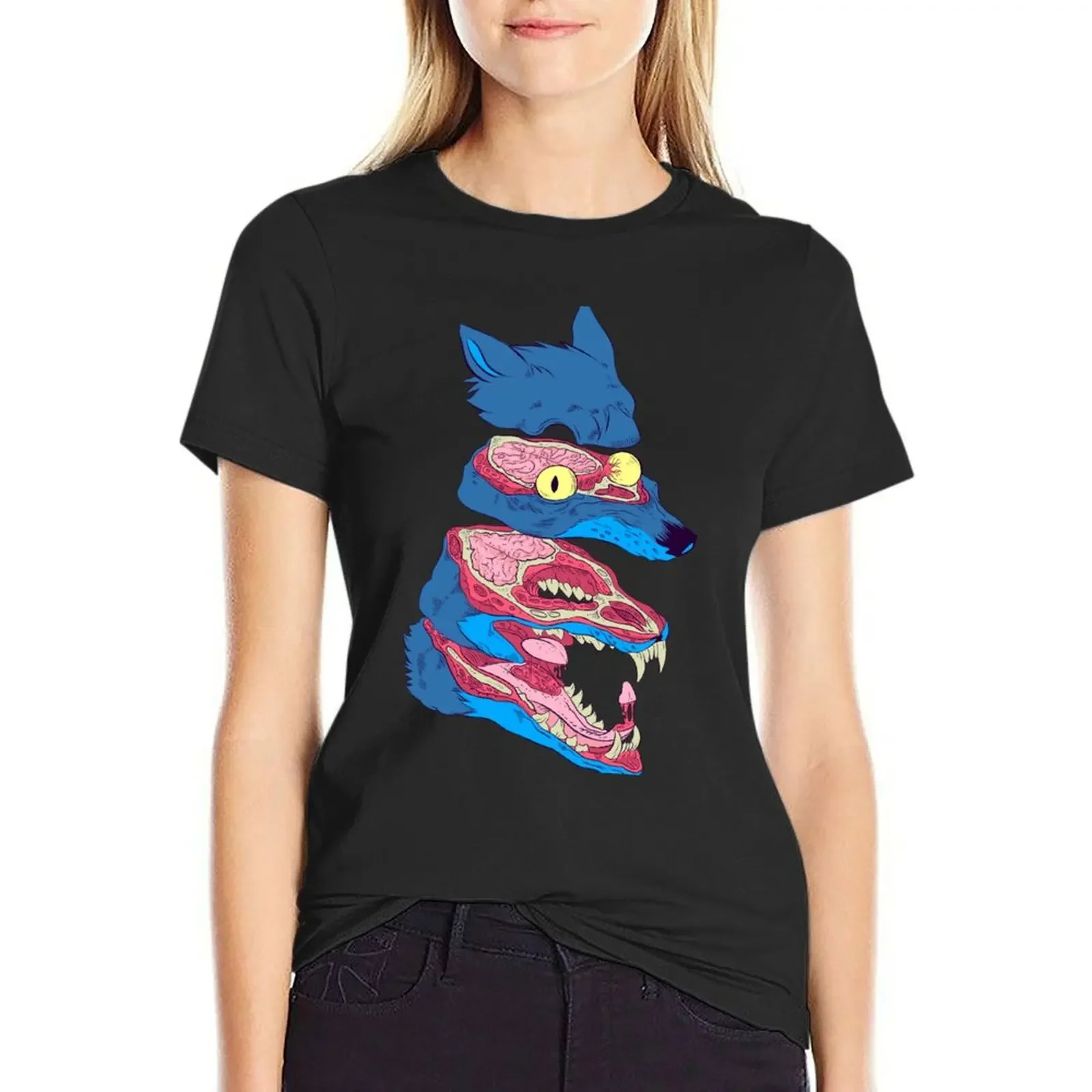 

Dissected Wolf T-Shirt summer tops cute clothes cute tops t-shirts for Women pack