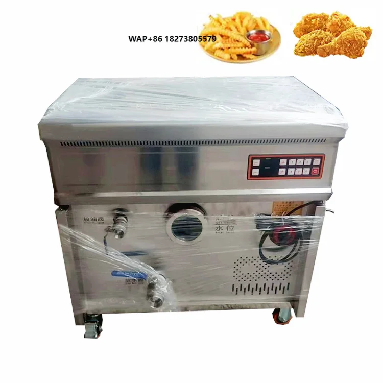 Stainless Steel Electric Gas Fryer Snack Potato Chips Frying Machine With Oil Water Separator