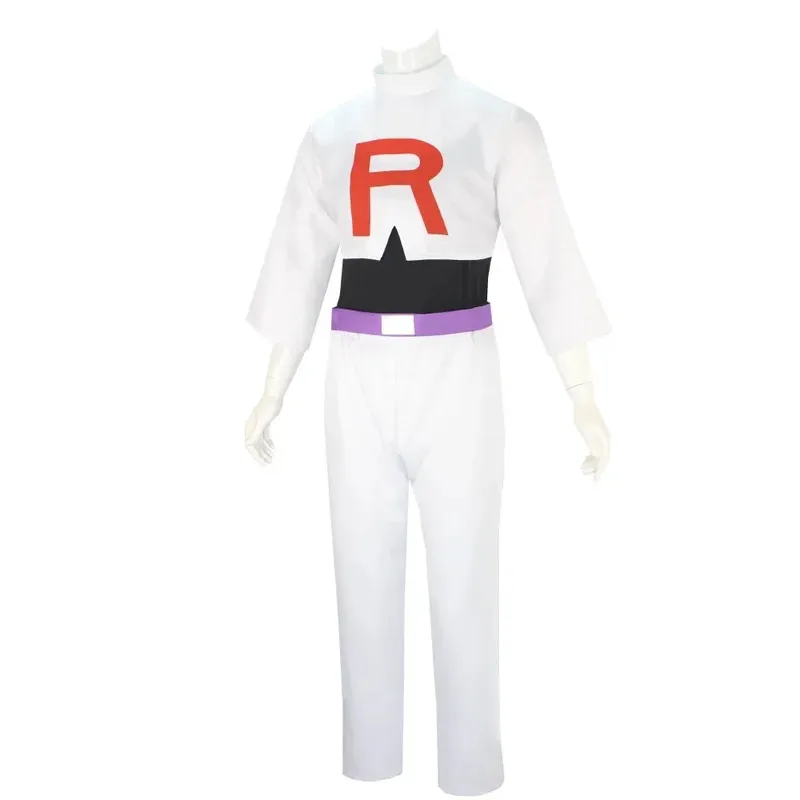 Anime Team Rocket Jessie Musashi James Kojirou disfraz de Halloween Cosplay conjunto completo mujeres hombres om [8