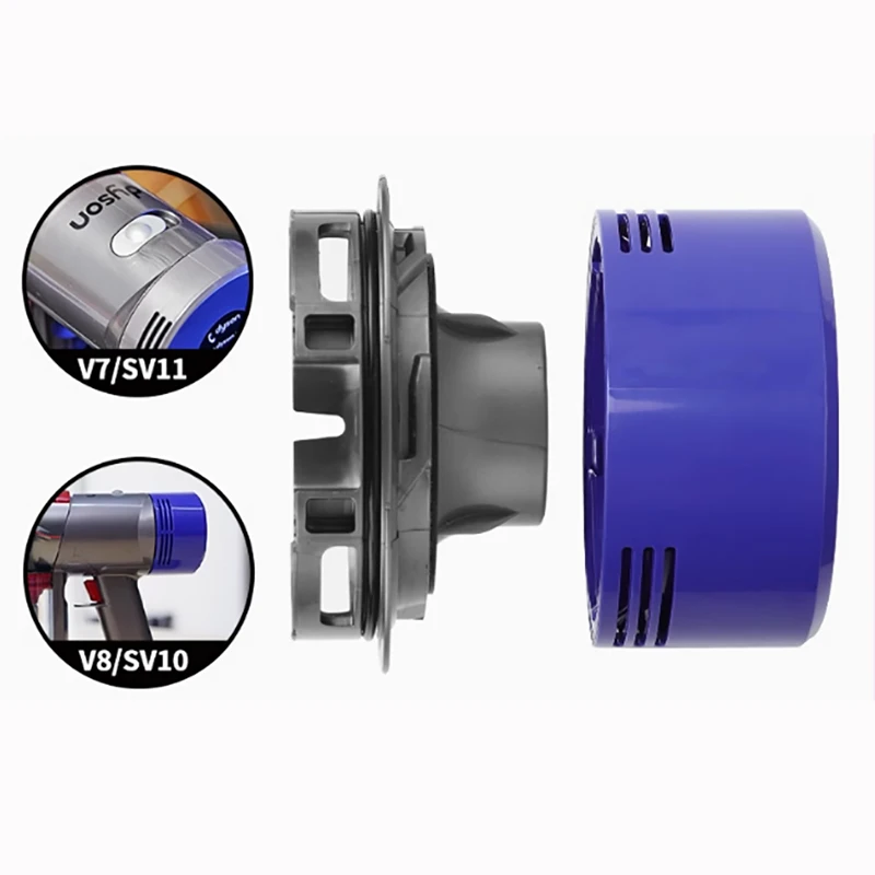 モーターバックカバースペアパーツダイソン V7 V8 ハンドヘルド掃除機モーター本体リアカバー Hepa フィルターアクセサリー