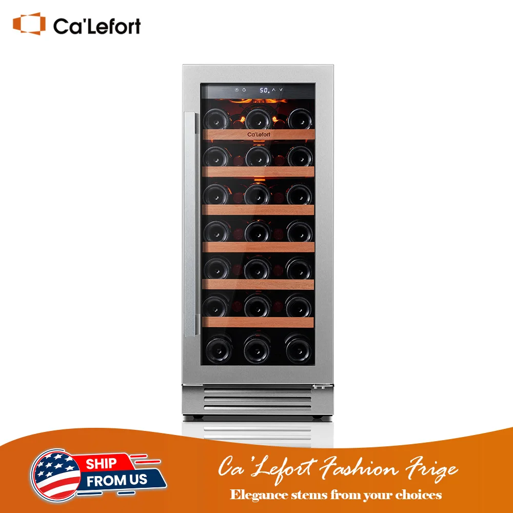 Ca'lefort 85L Compressor Wine Cooler and Beverage Refrigerator – The Ideal Wine Cooler for Efficiency and Elegance in Every Sip