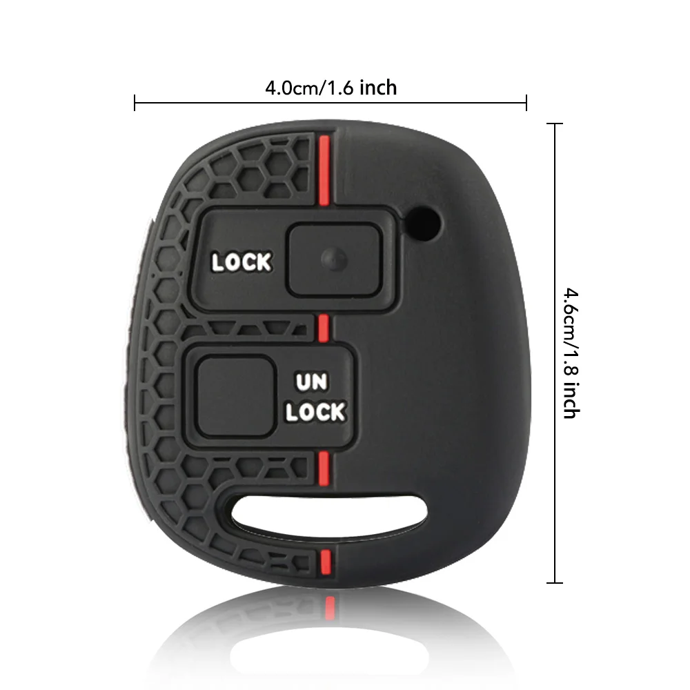 For Toyota FJ Cruiser Land 2008-2014 Yaris Echo For Lexus ES GS LS IS RX SC LX RX400h Keychain Silicone Car Key Case Cover - view 6