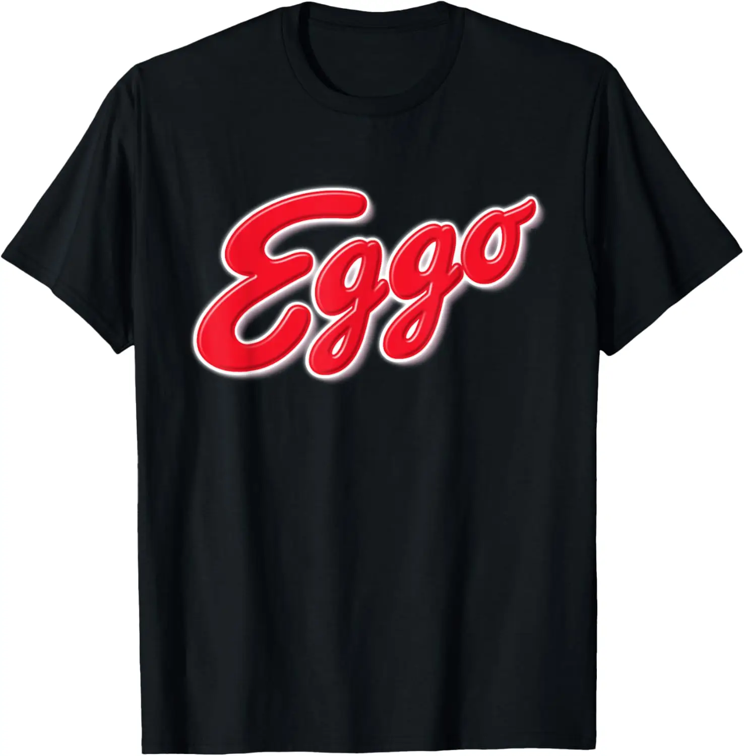 Camiseta com logotipo de Eggo