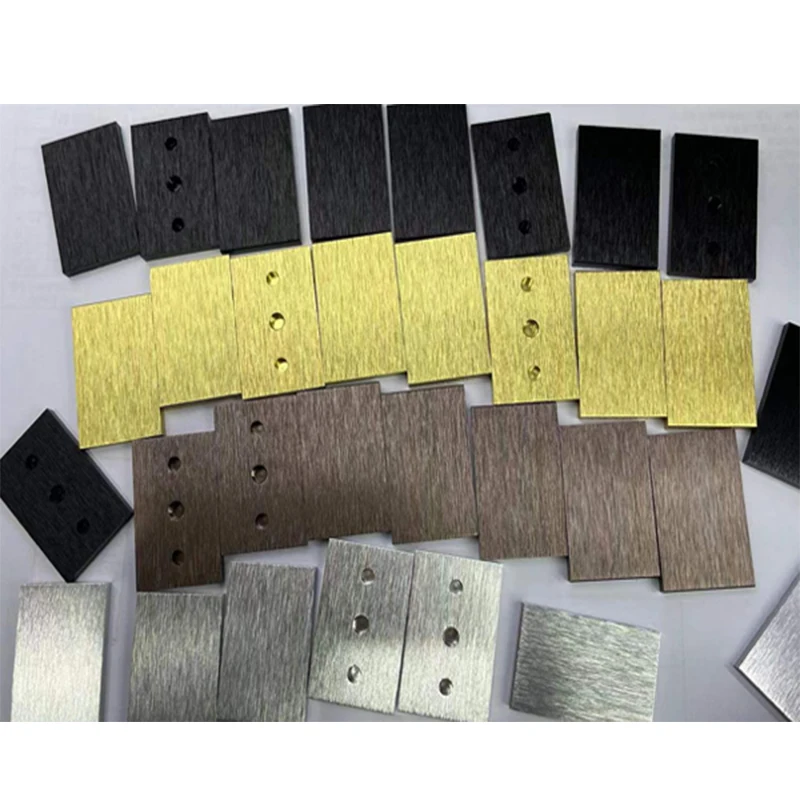 カスタム高精度 CNC つや消しアルミニウム シート機械加工部品メーカー工場