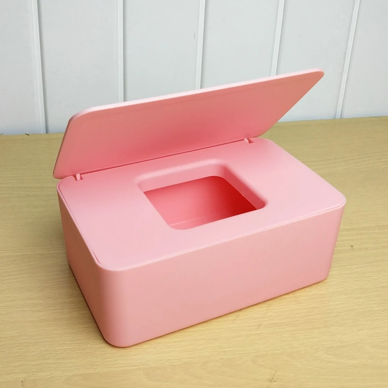 New Plastic Tissue Box Wet Tissue Holder Cover Wipes Paper Tissue Paper Storage Box Paper Towel Dispenser Home Napkin Organizer