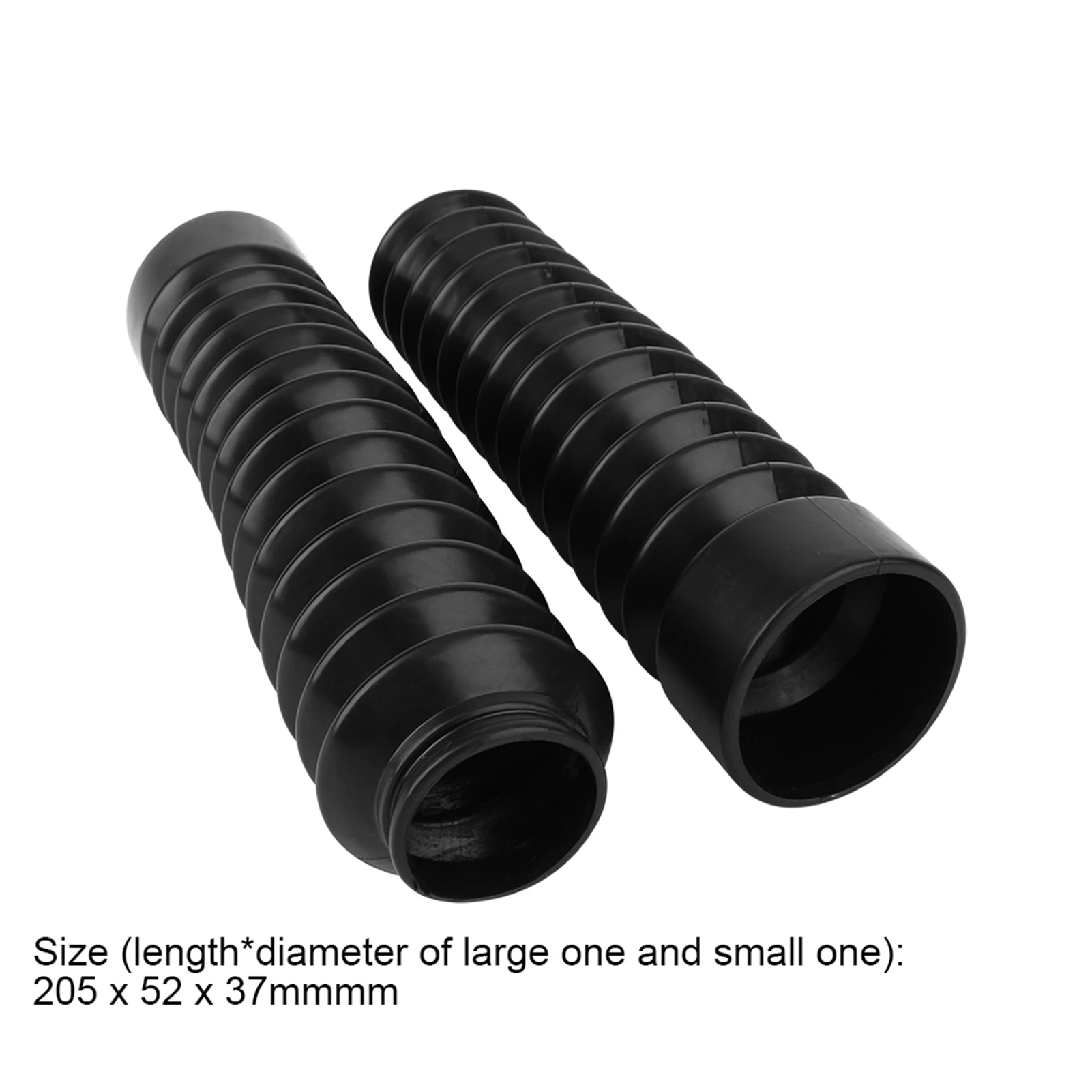 2x Universal Motorcycle Bike Rubber Front Fork Cover Gaiters  Boots GLF Fork Cover Front Fork Cover Front Fork  Boot